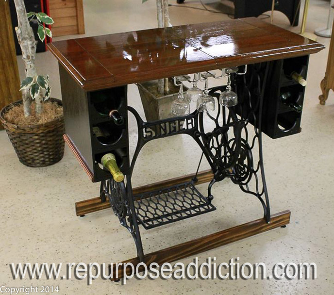 Wine Bar from Singer sewing machine